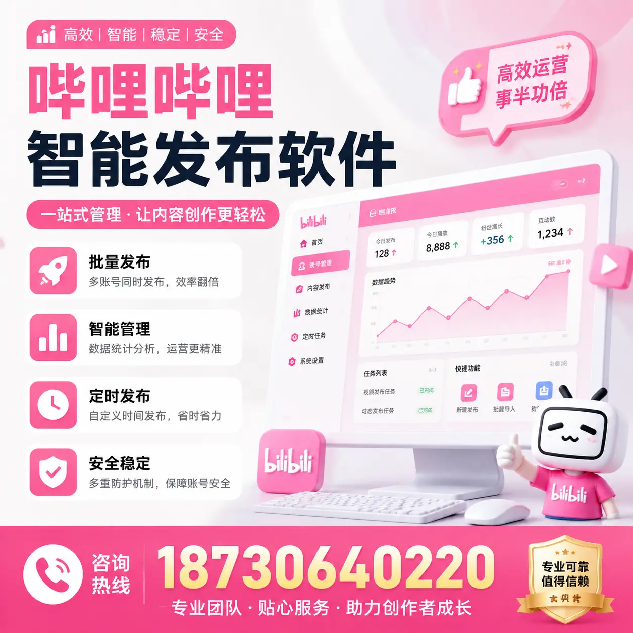如何评估哔哩哔哩智能发布软件的ROI?衢州 企业必读